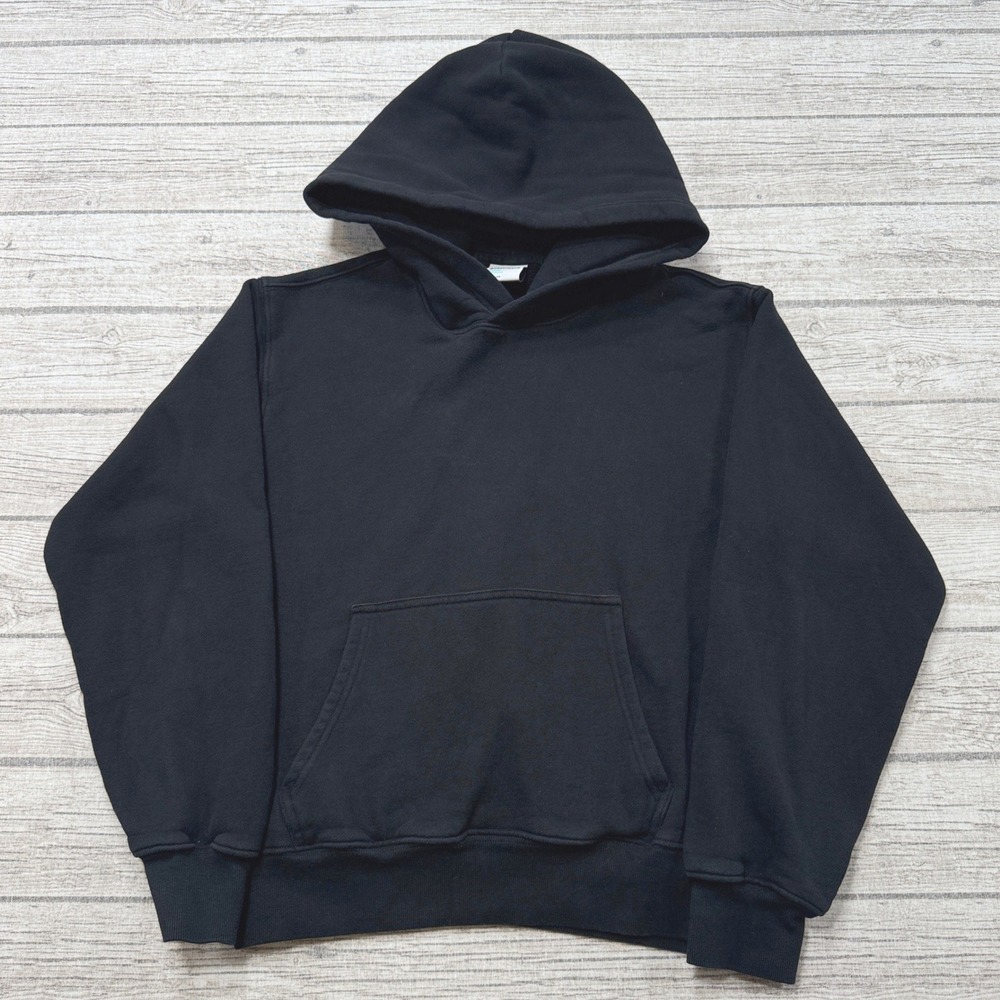 TNA Aritzia Hoodie Women's S Black Perfect Fit Sweatfleece Cozy Fleece Pullover